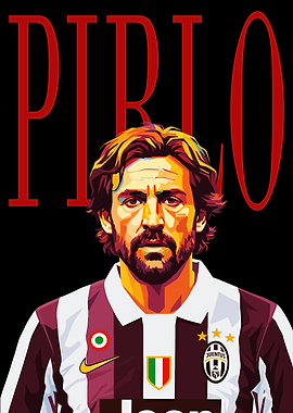 Andrea Pirlo Pop Art Portrait