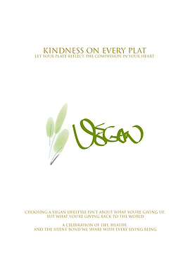 Vegan Lifestyle Inspirational Art