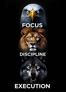 Focus, Discipline, Execution Animal Totem