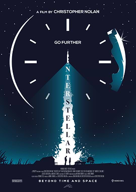 Interstellar Movie Poster Minimalist Design