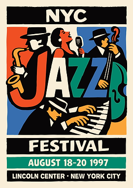 NYC Jazz Festival 1997 Poster