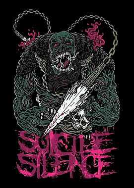 Suicide Silence Monster Illustration