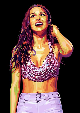 Olivia Rodrigo Pop Art Portrait