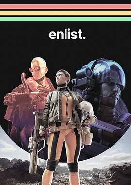 Enlist Game Poster