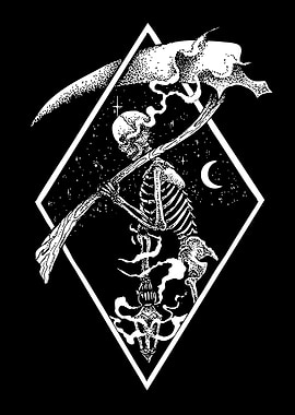 Grim Reaper in Diamond Frame