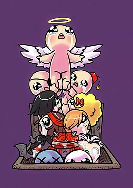 The Binding of Isaac characters crying