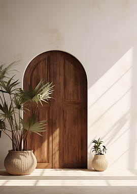 Minimalist Interior with Plants