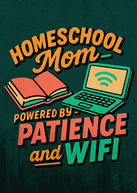 Homeschool Mom - Patience and WiFi