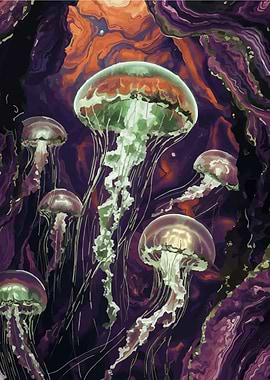 Jellyfish in the Deep Sea