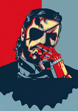 Metal Gear Solid Big Boss Portrait
