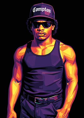 Eazy-E Portrait Pop Art