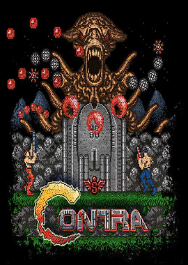 Contra Pixel Art
