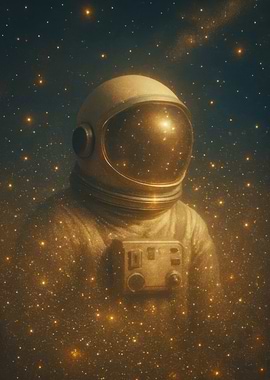 Astronaut in Space Dust