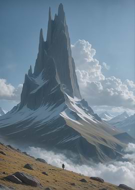 Majestic Mountain Peak Landscape