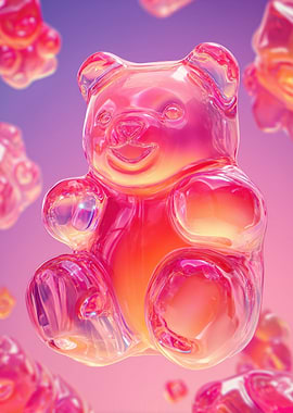 Gummy Bear Candy Art