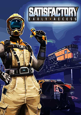 Satisfactory Early Access Game Cover Art