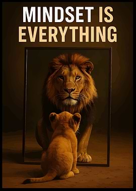 Mindset is Everything: Lion and Cub