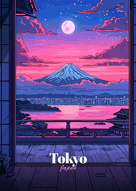 Tokyo Japan View Digital Art