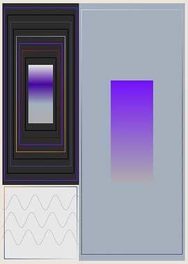 Abstract Rectangles and Waves Composition