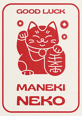 Maneki Neko Good Luck Charm
