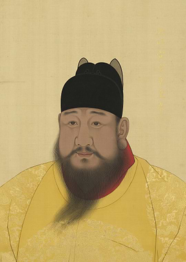 Portrait of Emperor Xuanzong of Ming Dynasty China