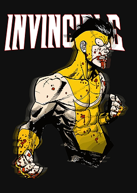 Invincible Comic Book Character Illustration
