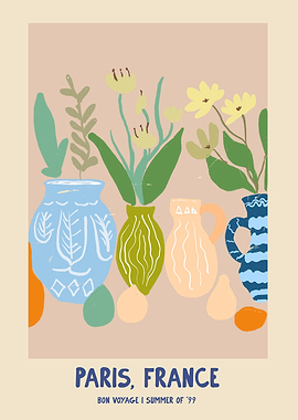 Paris, France Still Life Art Print