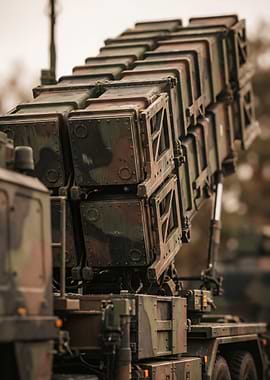 Patriot Missile System on Vehicle