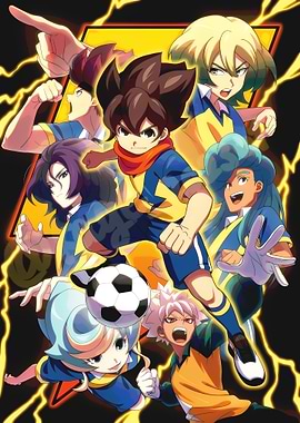 Inazuma Eleven anime characters illustration