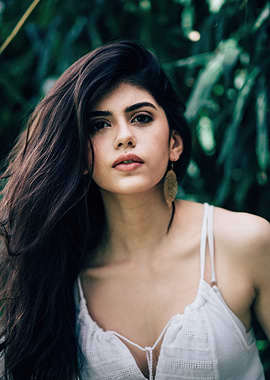 sanjana sanghi of a woman in nature