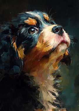 Dog Portrait Painting