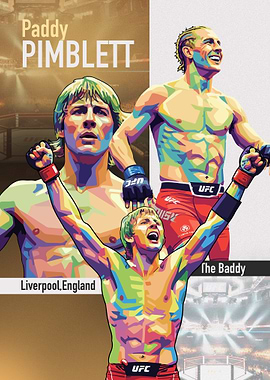 Paddy Pimblett Colorful Pop Art
