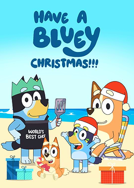 Have a Bluey Christmas Cartoon