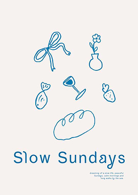 Slow Sundays Illustration