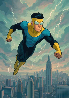Invincible soars over New York City