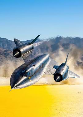 SR-71 Blackbird in Flight