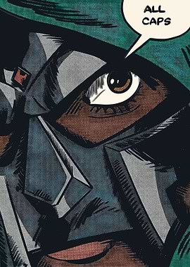 Comic Book Close-Up: Armored Character