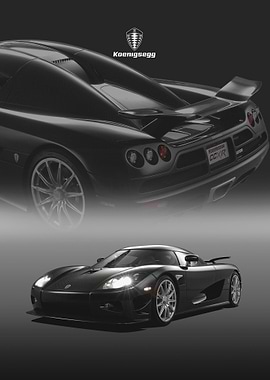 Koenigsegg CCXR Edition Black Car