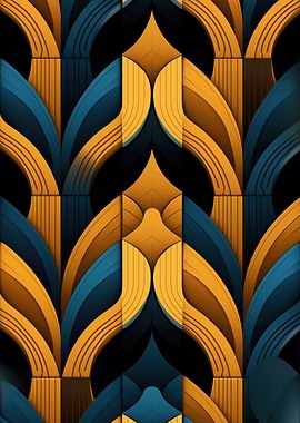 Abstract Art Deco Pattern