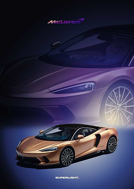 McLaren Artura Superlight Car Poster