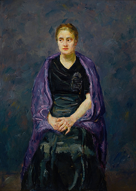 Portrait of a Woman with Shawl