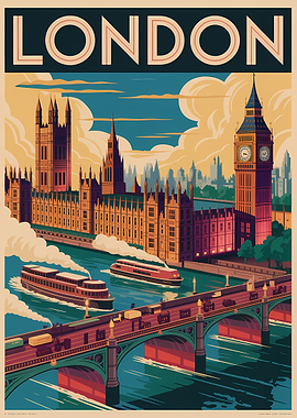 London Travel Poster