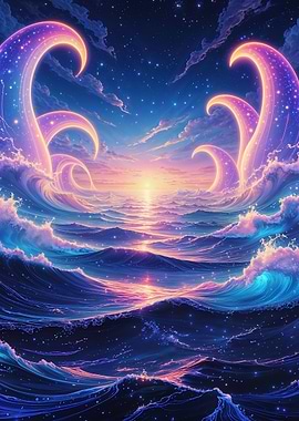 Celestial Tides of Infinite Dreams