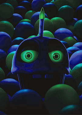 Cupcake with Glowing Eyes