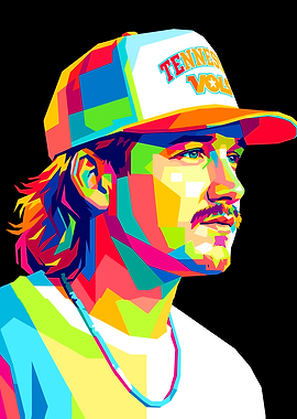Morgan Wallen Pop Art Portrait