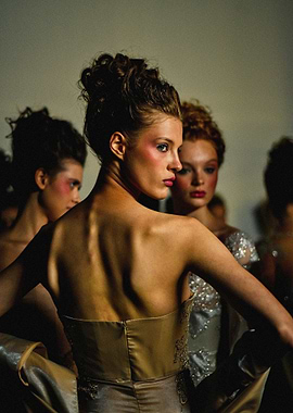 Backstage Fashion Portrait with Models