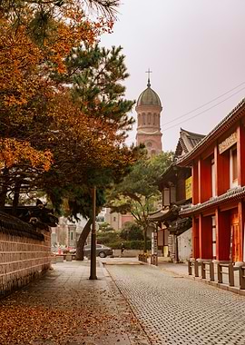 Autumn in Jeonju, South Korea