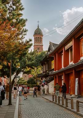 Jeonju, South Korea in Autumn