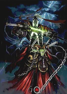 Spawn Samurai with Glowing Sword