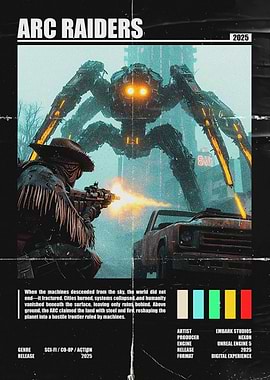 Arc Raiders: Sci-Fi Action Poster